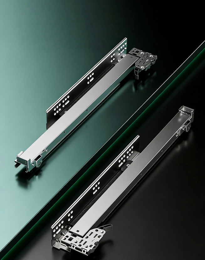 5D Synchronized Full Extension Soft-closing Concealed Drawer Slides